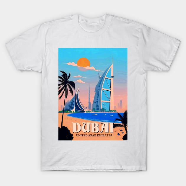 Dubai - United Arab Emirates T-Shirt by AbundanceSeed